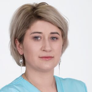 mgr Marta Musiał, specjalistka w dziedzinie pielęgniarstwa chirurgicznego